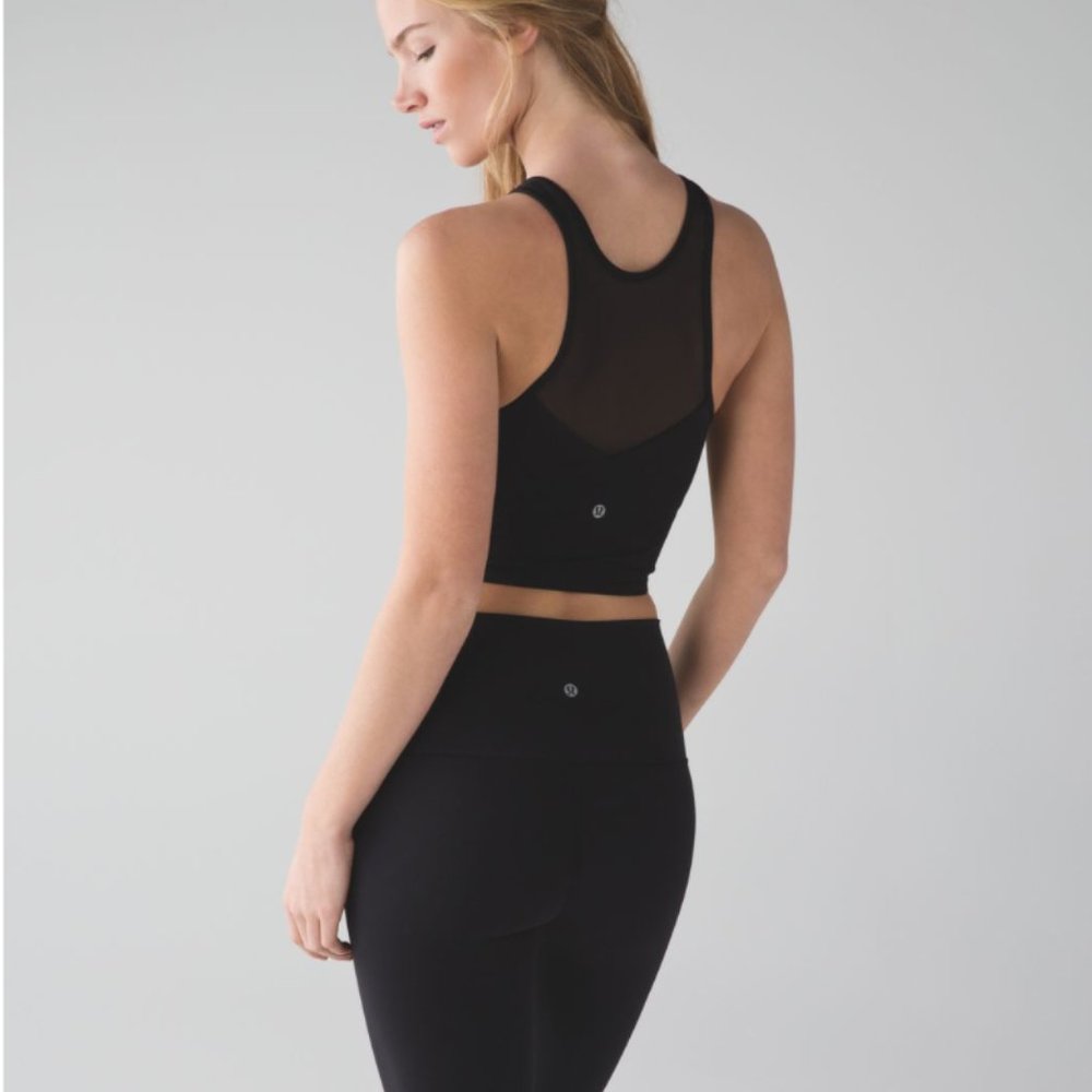 Lululemon Get It Om Tank/Bra - Navy Blue